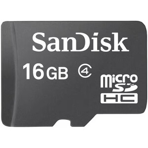 Black MicroSD 16GB