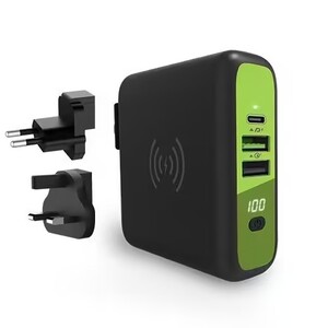 Goui - Wall charger, + Power Bank 8000 + Qi