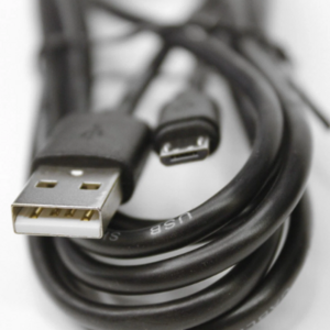 5 كيابل مايكرو يو اس بي مختلفة الاطوال اللون أسود