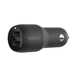 Belk 24W Fast Car Charger With Two USB Ports Black