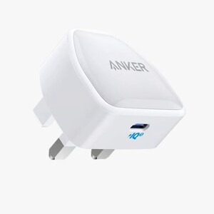 Anker -  PowerPort 3 Nano 20W With PD Port - White