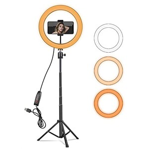 Black Ring Light with Stand 3.5 Inch