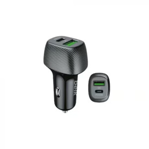 Belk 38W Fast Car Charger With USB And PD Port Black