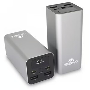 Moog Max Power Pack, 20000 mAh, 65 Watt, with digital display, two handsets and two USB ports wave max