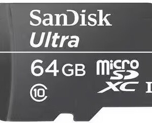 Black MicroSD 64 GB
