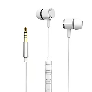 Belk Wired Earphone With Mic White